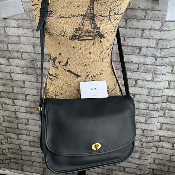 ❌SOLD❌Coach leather messenger /saddle bag - Picture 2 of 11